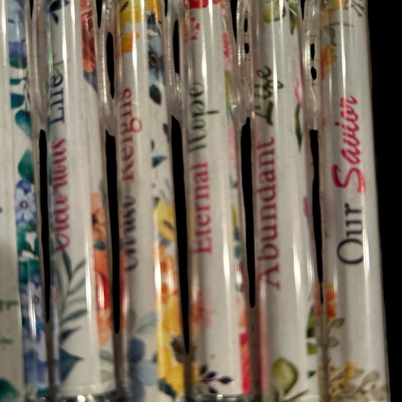 Inspirational Floral Ballpoint Pens 1/$7 - Picture 3 of 3